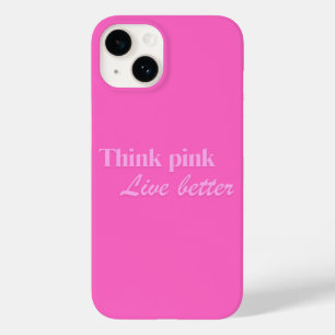 Pense na capas de iphone rosa
