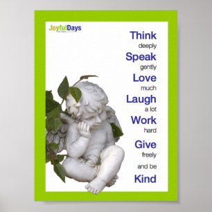 Pense profundamente o poster
