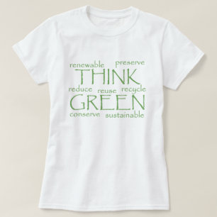 pense verde Palavras Buzz T-Shirt