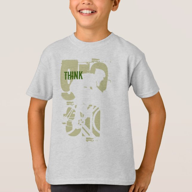 Pense verde T-Shirt (Frente)