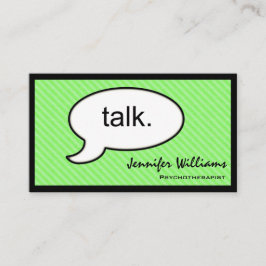 Pensou na Cartão de visita do psicoterapeuta do Cl