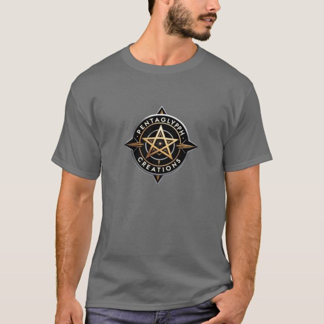 Pentaglifo - Camiseta de Criação (Frente)