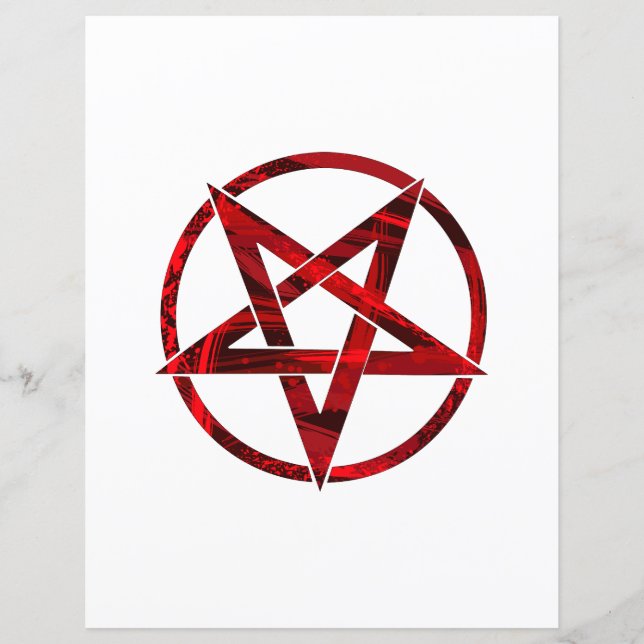 Pentagrama do Diabo Vermelho (Frente)