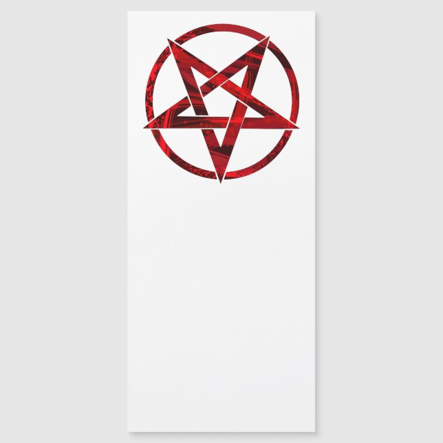 Pentagrama do diabo vermelho (Frente)
