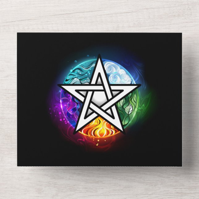 Pentagrama do Wiccan (Frente )