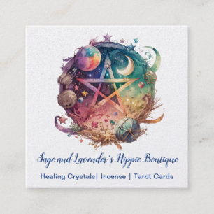 Pentagrama, Lua, Cartão de visita da Praça da Terr