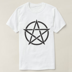 Pentagrama Símbolo Witchcraft Pagan Wicca T-Shirt