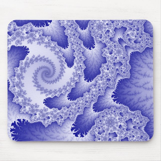 Pente de Línguas Azuis Mousepad (Frente)