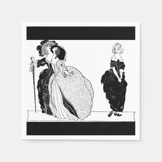 Penteadeiras & Guardanapos de Papel da Cinderela V (Frente)