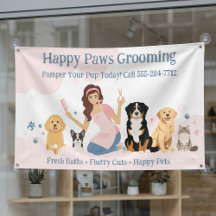 Penteador Profissional de Cães Mimados Divertidos 