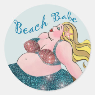 Pentes adesivos de Sereia de Babe Beach