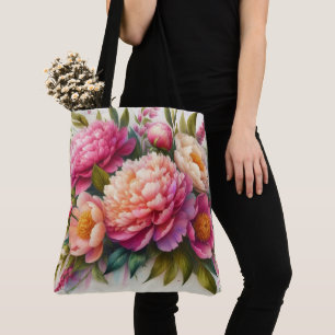 Peões cor-de-rosa Grande Saco de Tote