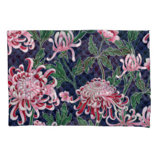 Peões de Chrysanthemum Japoneses Padrão de Vintage