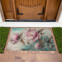 Peões Pintados - Porta, tapete