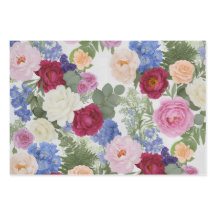 Peônia de Jardim Vintage e Rosa Floral