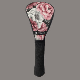 Peônia Personalizada Rosa e Branco Bonito