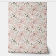 Pêonias bem cor-de-rosa e brancas em um design cal