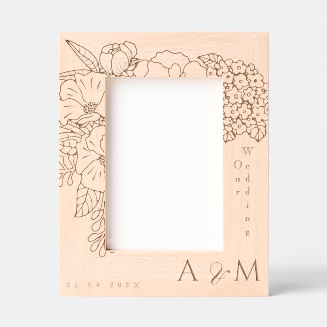 Peônias Ivory White Românticas para Casamento (Front)