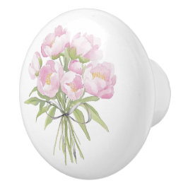 Peônias Rosa com Laço