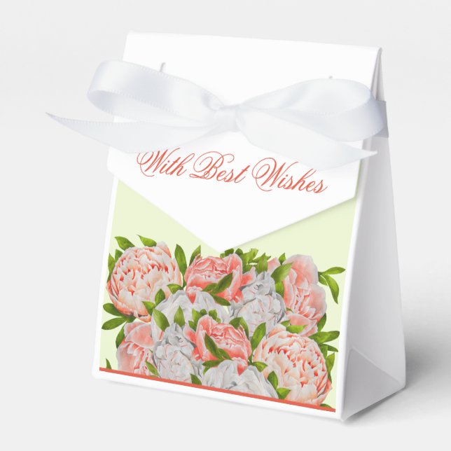 Peônias Sortidas em uma Caixa de Lembranças (Frente)