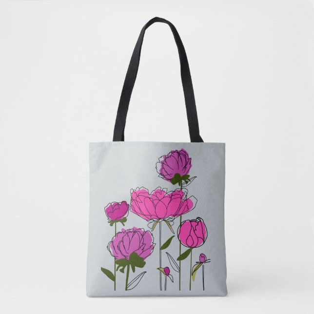 Peonies Tote Bag (Frente)