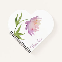 *~* Peony Girly Chic Feminine Watercolor Heart
