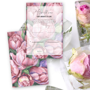 Peony rosa - Quantos anos a noiva tinha para ser o