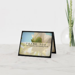 Peony Vintage Foto Simpatia Obrigado Nota Cartão 3