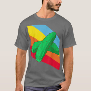 Pepino Vegetais Comida Vegan Camiseta Vegetariana