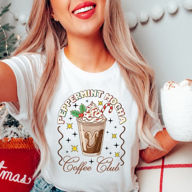 Peppermint Mocha Coffee Club T-Shirt (Criador carregado)