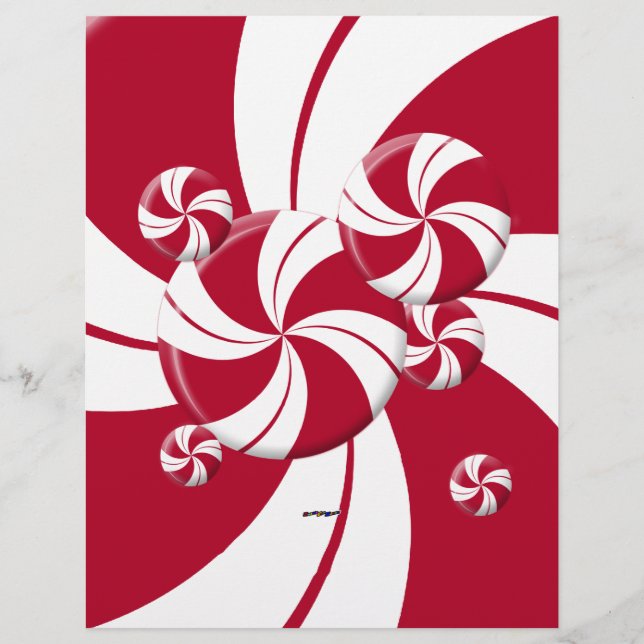 Peppermint Swirl Stripe Candy (Frente)