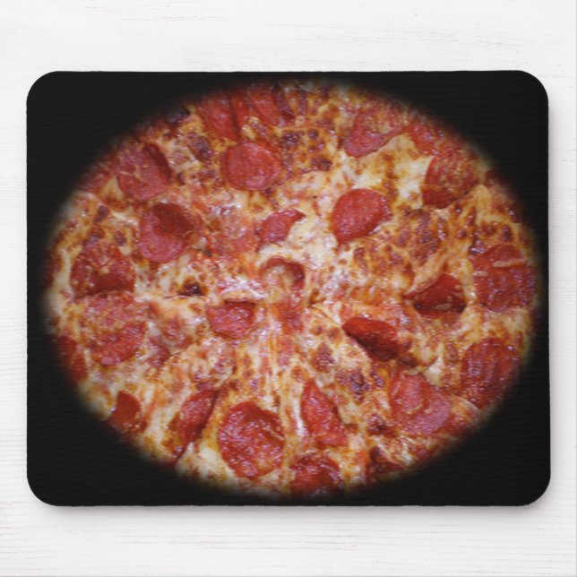 Pepperoni Pizza Mousepad (Frente)