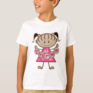 Pequena aniversário de 3 anos de Camisetas e prese
