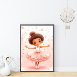 Pequena Ballerina Art Poster