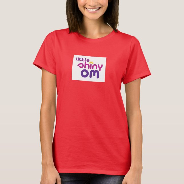 Pequena camisa Shiny Om Burn Out (Frente)