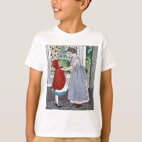 Pequena Camisa Vermelha de Capuz