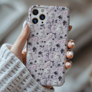 Pequena Capa de telefone 3D Floral Fantasma