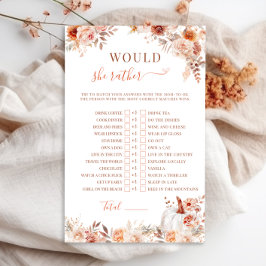 Pequena Chá de fraldas De Abóbora Ela Preferencial