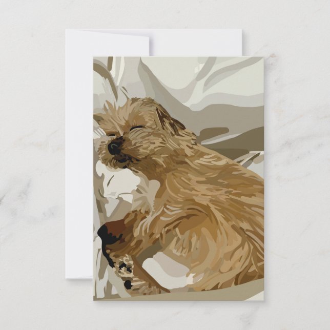 Pequena Daisy, o Cartões de agradecimentos do cão (Frente)