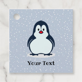 Pequena etiqueta de Design de pinguim