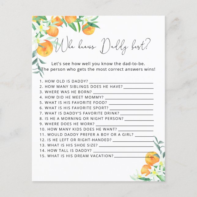 Pequena fofa que conhece melhor o PAI (Frente)