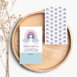 Pequena Fralda-Arco-Íris Bastante Cartão de Gabine