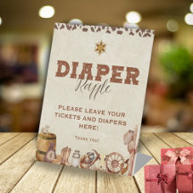 Pequena Fralda de cowboy Ocidental Raffle