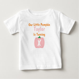 Pequena Garota da Abóbora Camisa de Aniversário