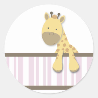 Pequena Girafa {Rosa} | Autocolantes