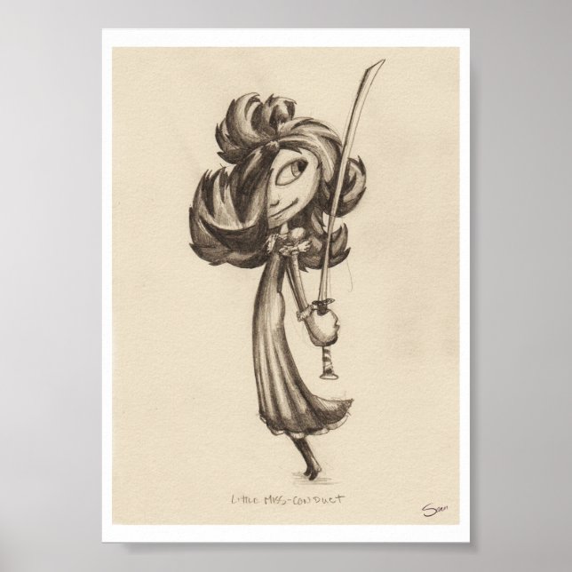 Pequena Impressão de Miss-Conduta (Frente)