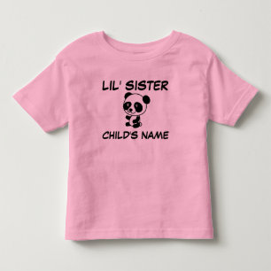 Pequena irmã personalizada T-shirts