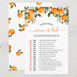Pequena mamãe ou jogo de chá de fraldas
