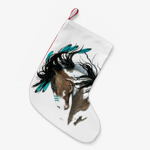 Pequena Meia de Natal Cavalos Majestosos por Bihrle