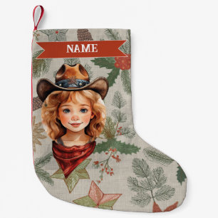 Pequena Meia de Natal de Cowboy